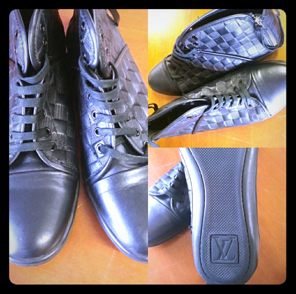 Men Louis Vuitton Authentic Boots